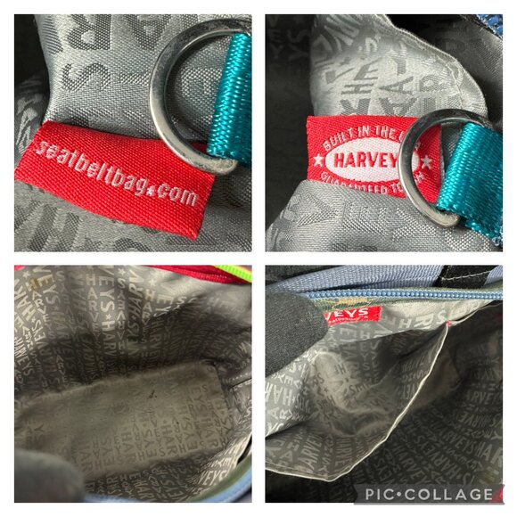 Harvey's Seatbelt Multi-color Medium Tote Bag Limited Edition - Picture 11 of 13